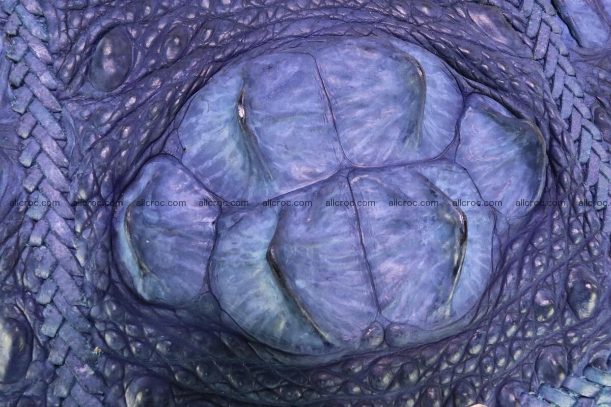 Hand braided crocodile skin briefcase 148 Foto 7