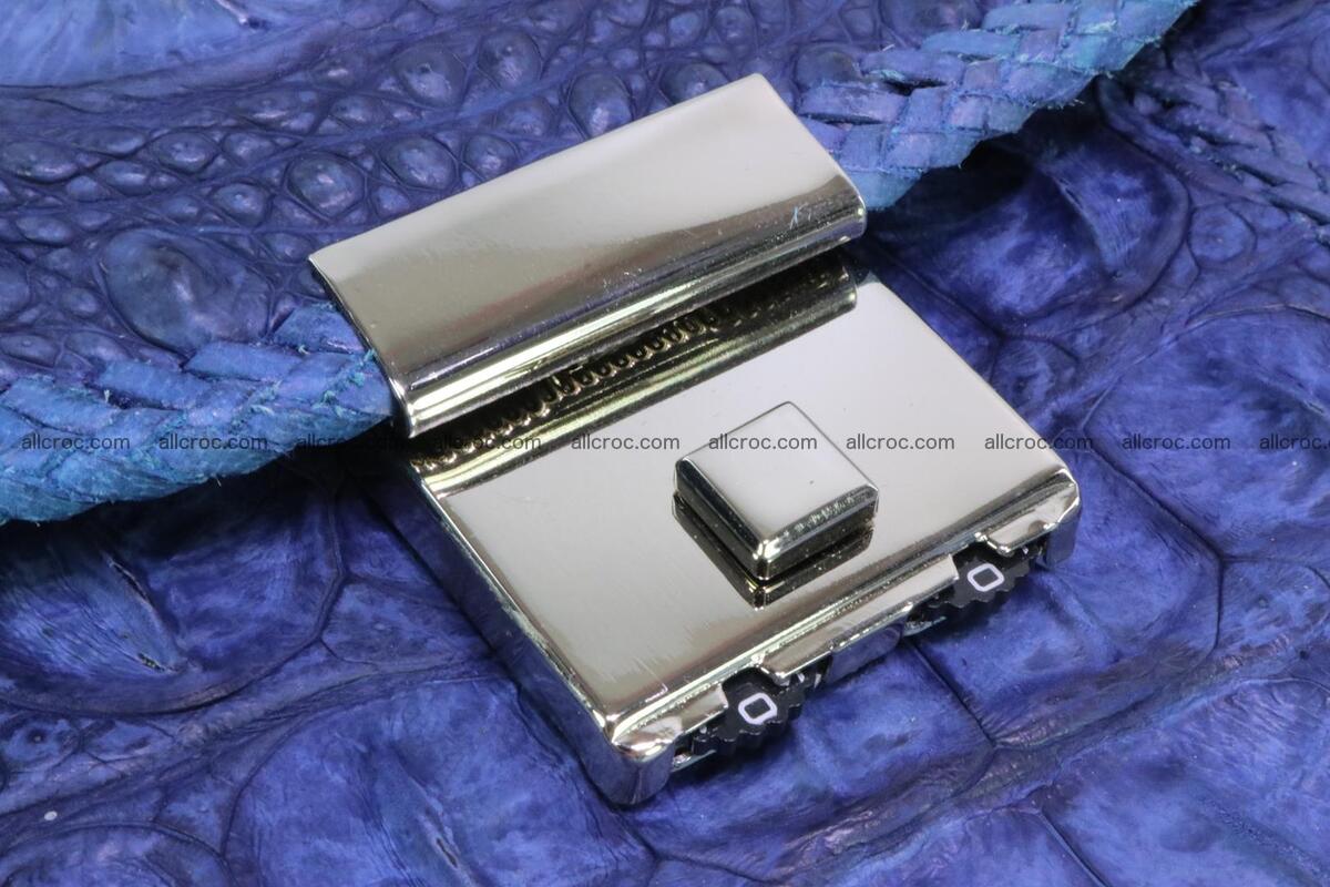 Hand braided crocodile skin briefcase 148 Foto 8