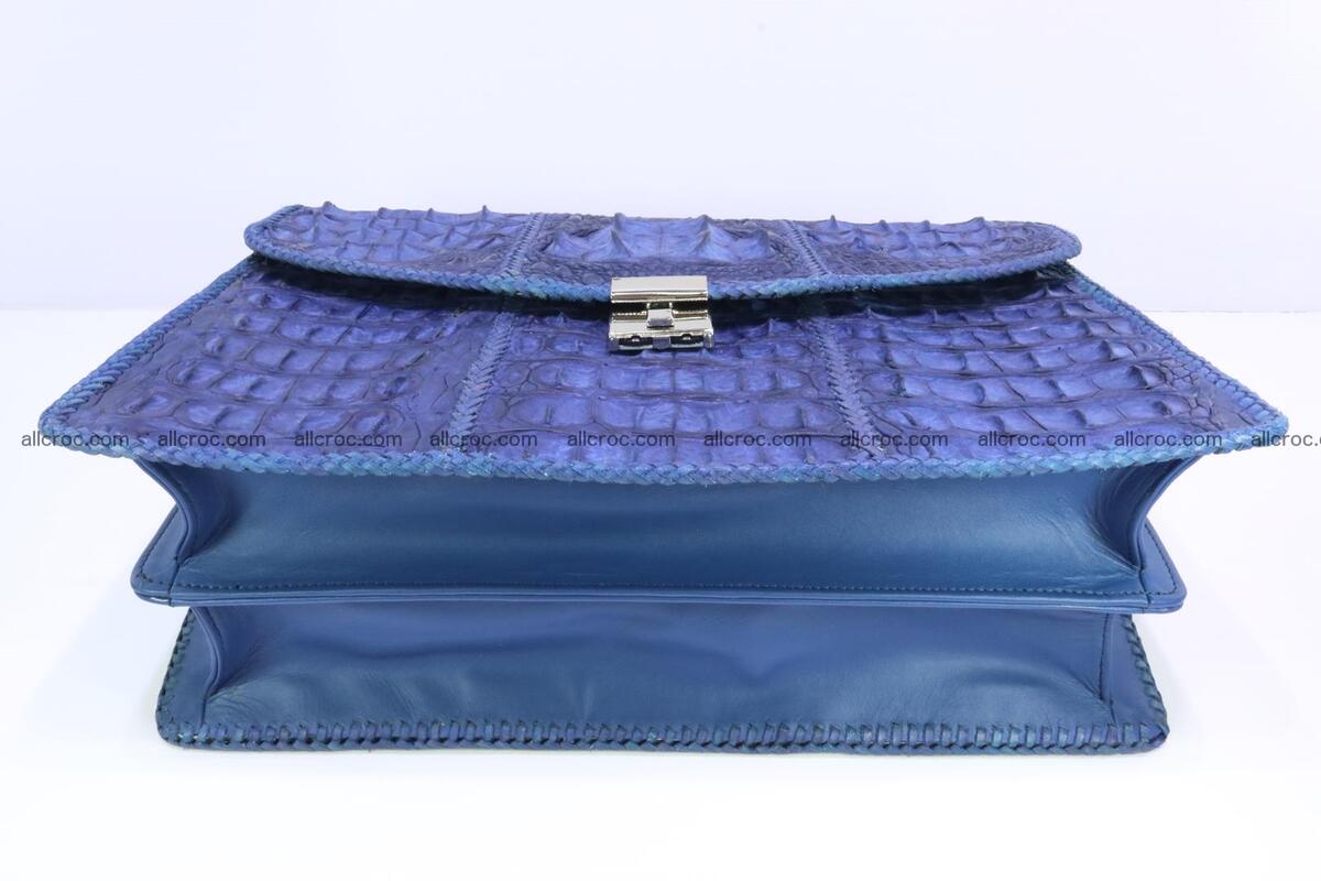 Hand braided crocodile skin briefcase 148 Foto 12