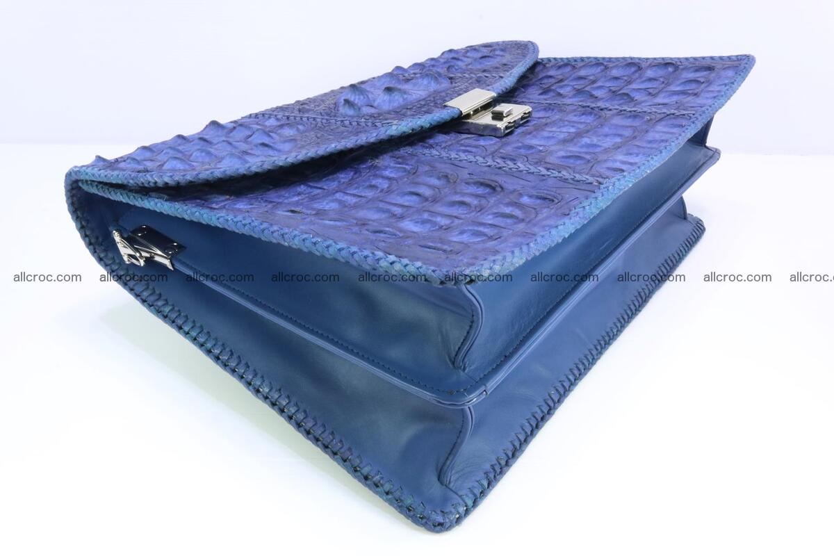 Hand braided crocodile skin briefcase 148 Foto 13