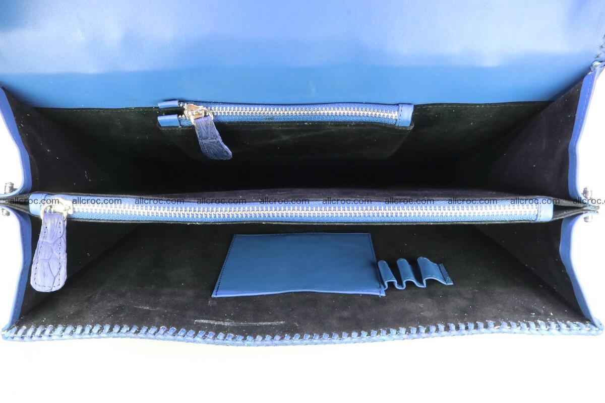 Hand braided crocodile skin briefcase 148 Foto 15