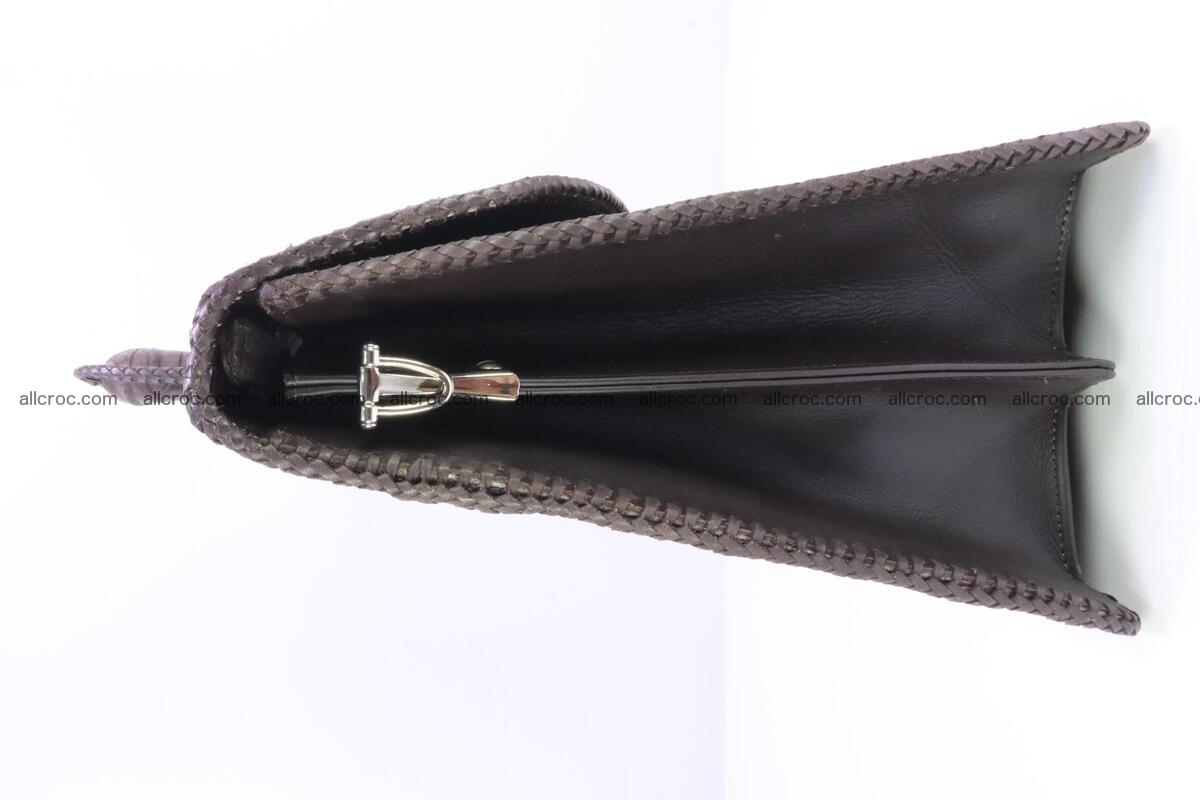 Hand braided crocodile skin briefcase 149 Foto 4
