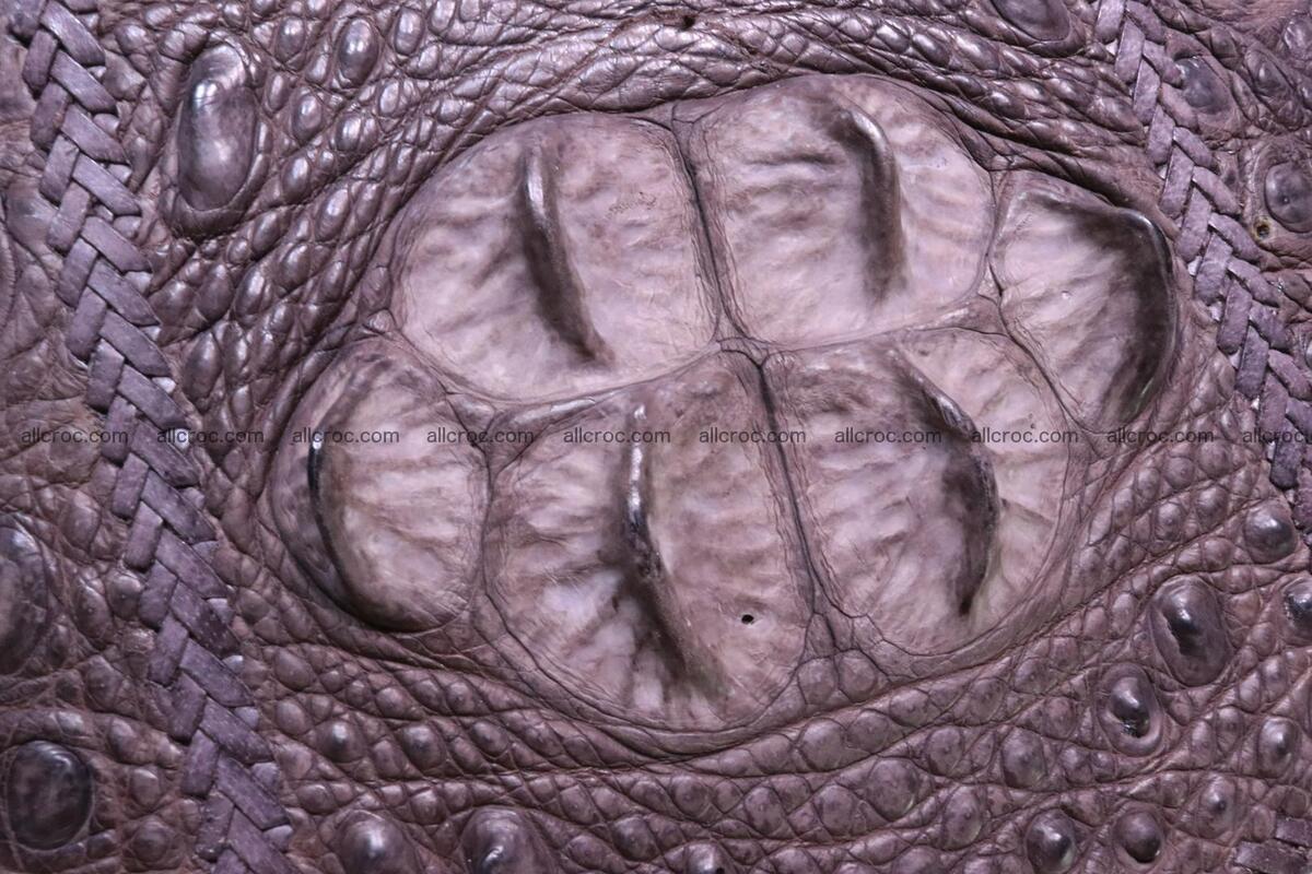 Hand braided crocodile skin briefcase 149 Foto 8