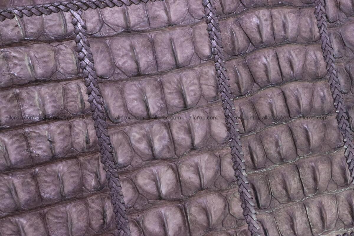 Hand braided crocodile skin briefcase 149 Foto 10