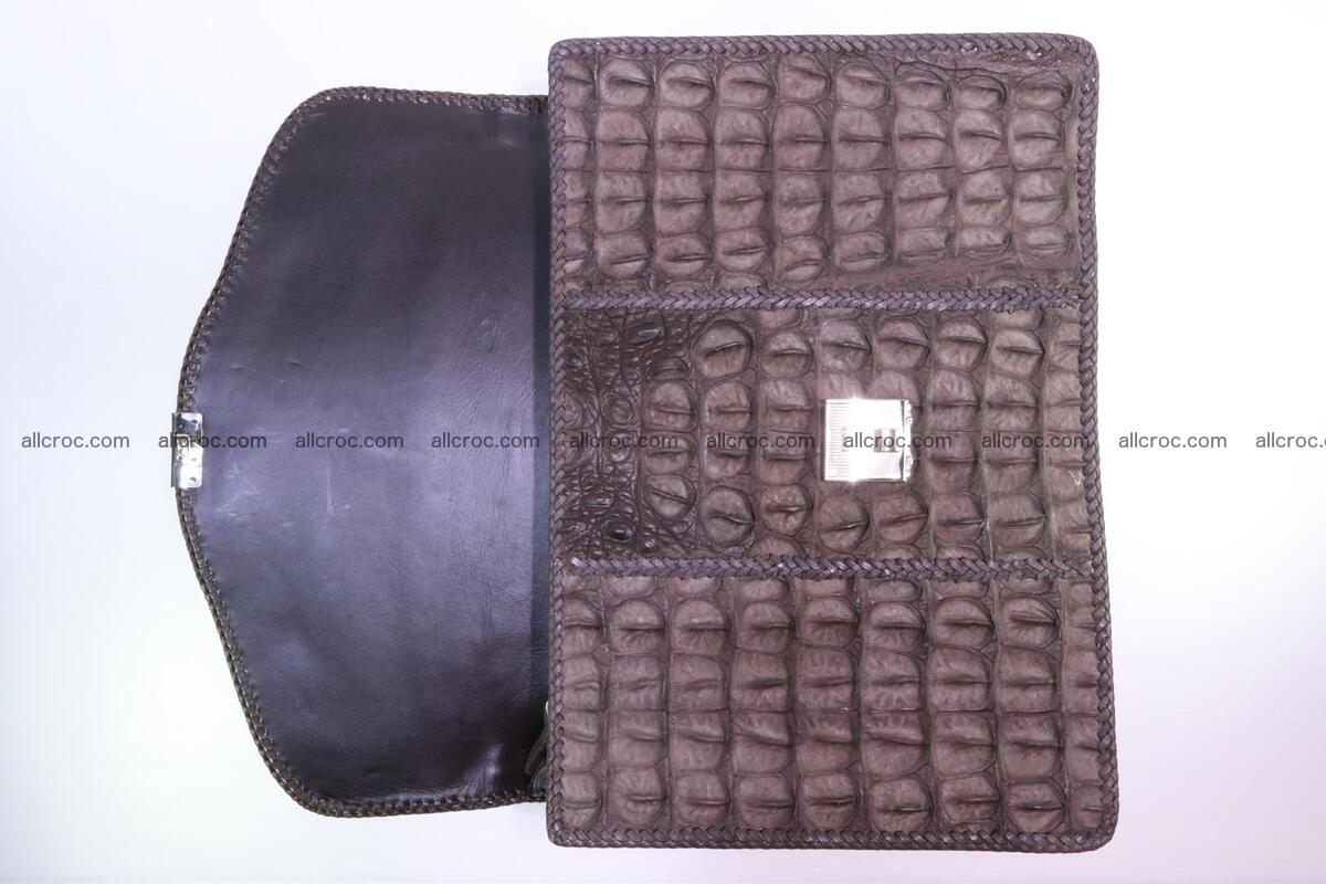 Hand braided crocodile skin briefcase 149 Foto 9