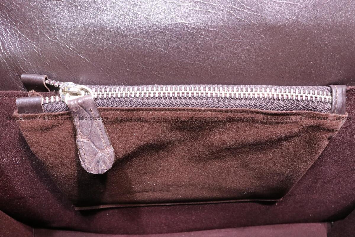 Hand braided crocodile skin briefcase 149 Foto 18