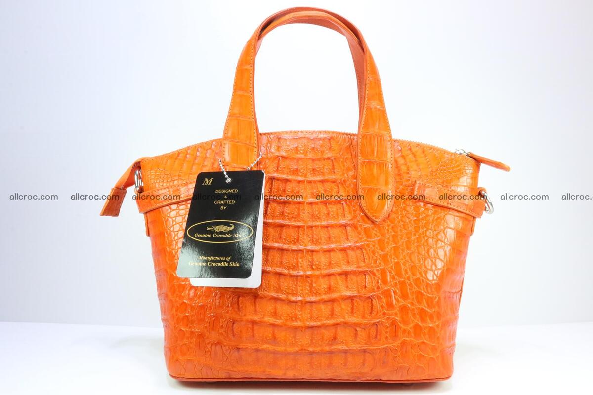 Genuine crocodile handbag for ladies 043 Foto 5