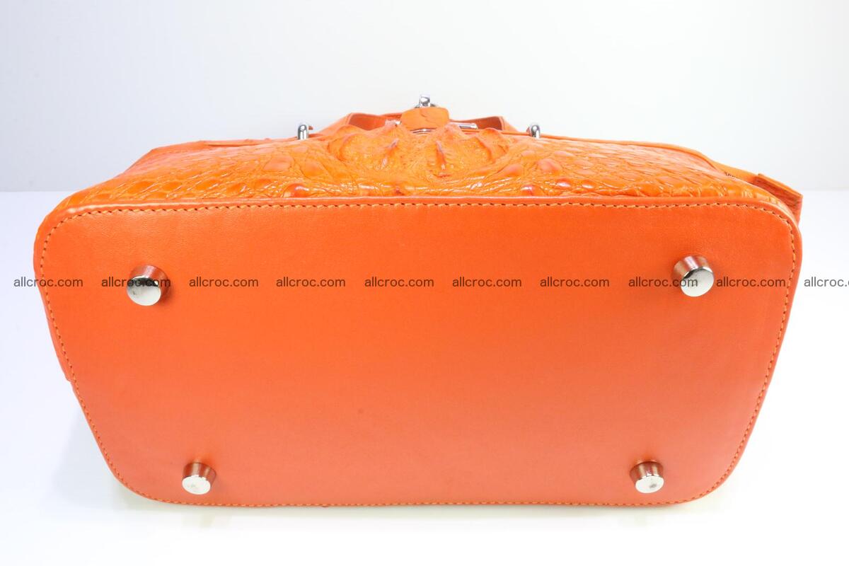 Genuine crocodile handbag for ladies 043 Foto 4