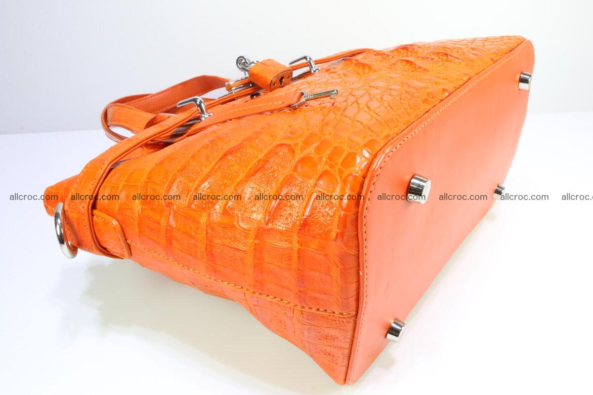 Genuine crocodile handbag for ladies 043 Foto 7