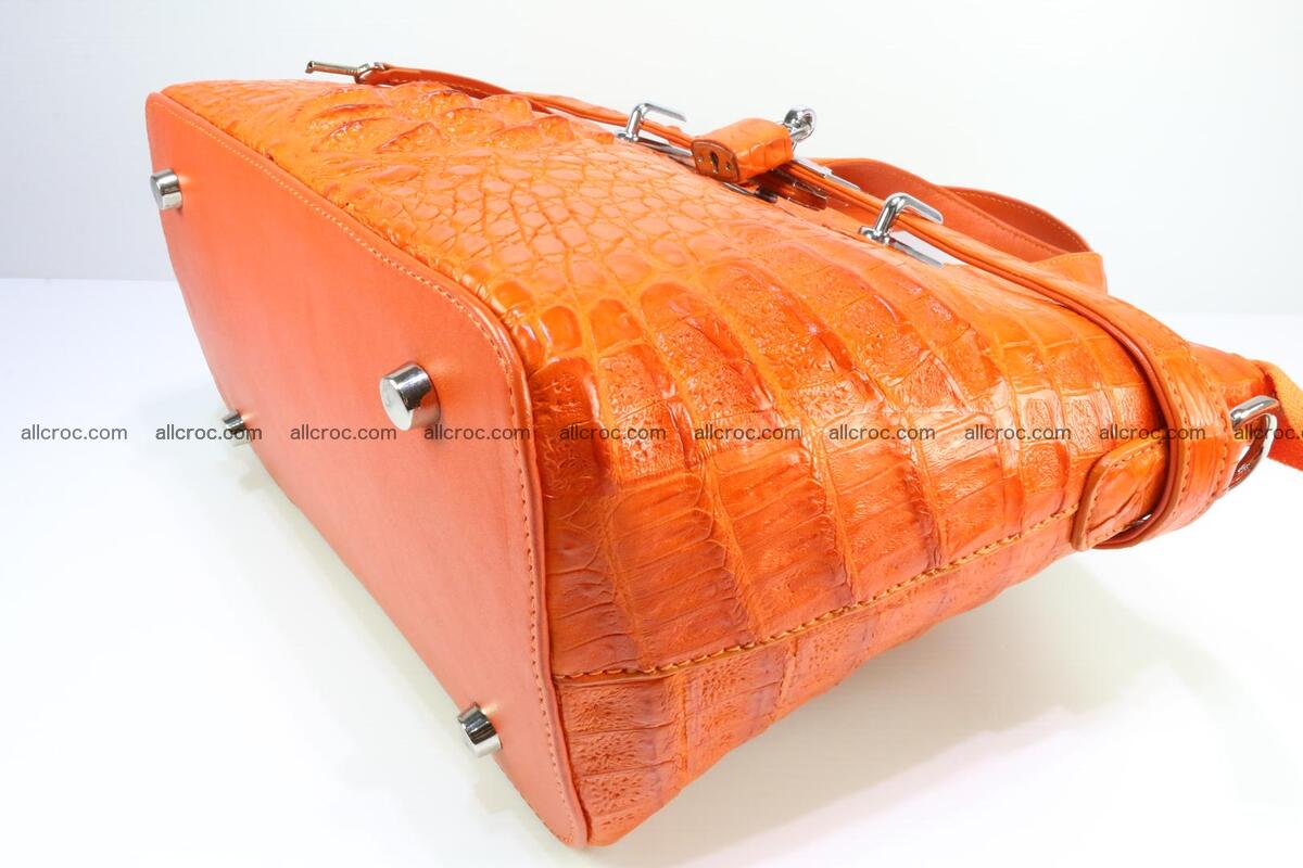 Genuine crocodile handbag for ladies 043 Foto 9