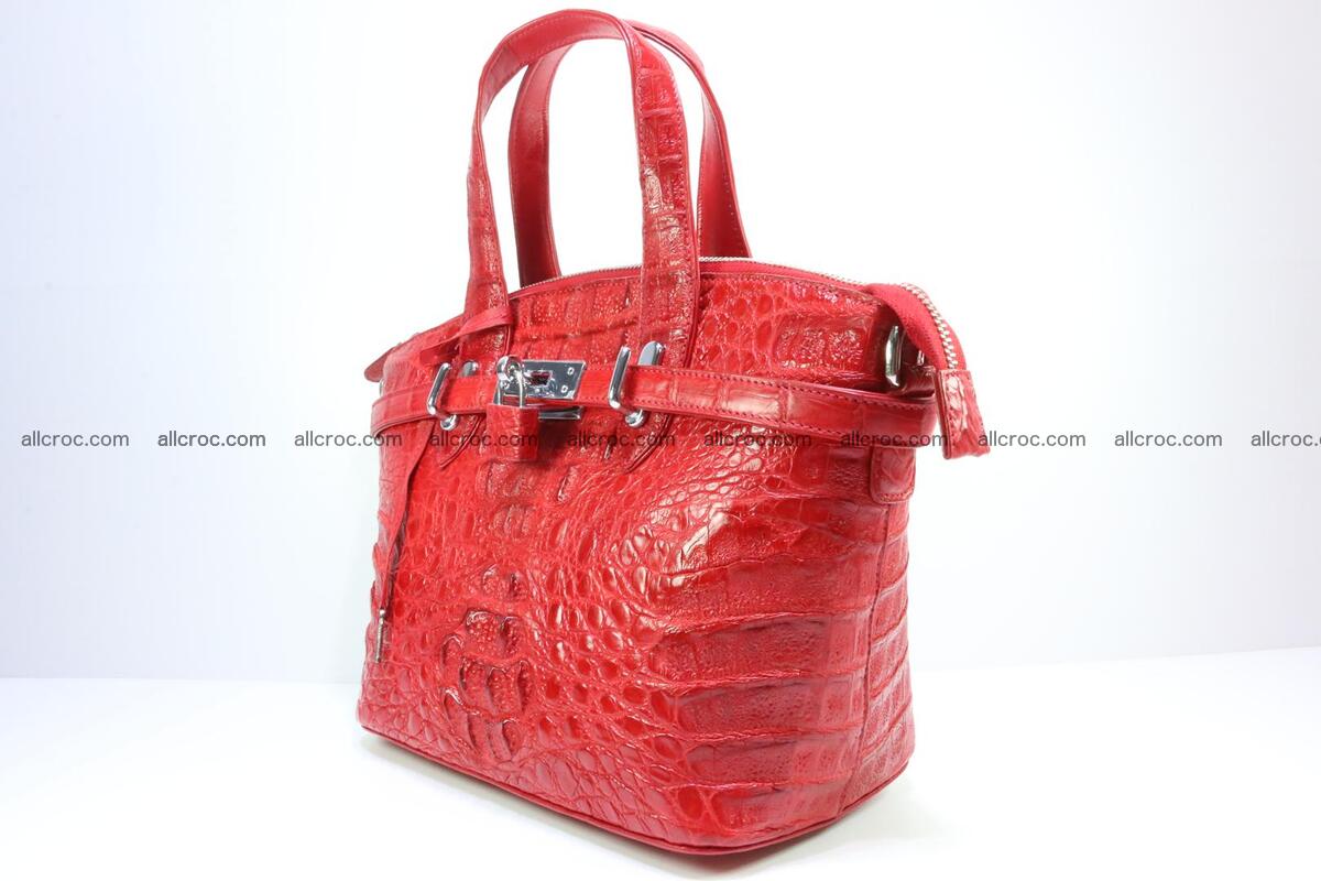 Genuine crocodile handbag for ladies 044 Foto 2