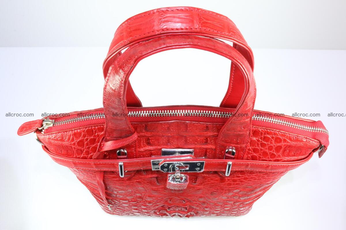 Genuine crocodile handbag for ladies 044 Foto 9