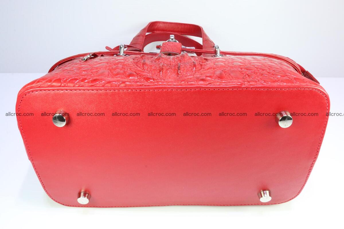 Genuine crocodile handbag for ladies 044 Foto 12