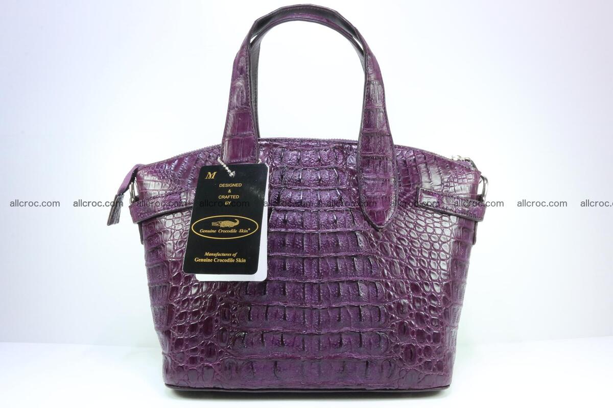 Genuine crocodile handbag for ladies 045 Foto 2