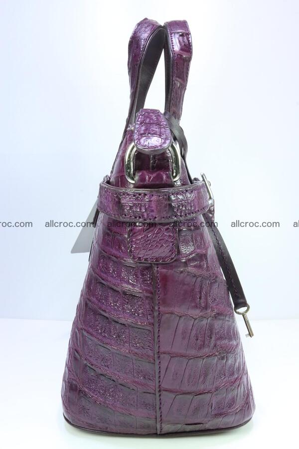 Genuine crocodile handbag for ladies 045 Foto 3
