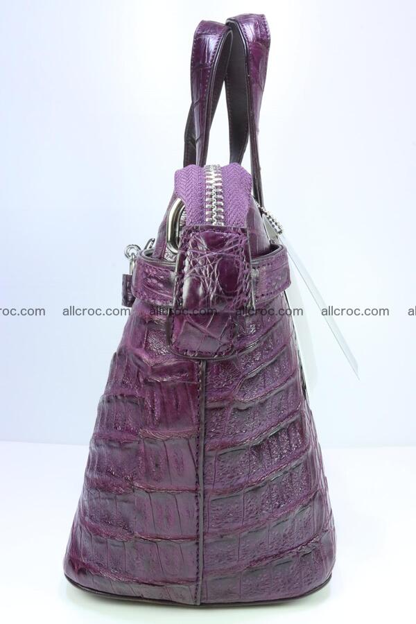Genuine crocodile handbag for ladies 045 Foto 4