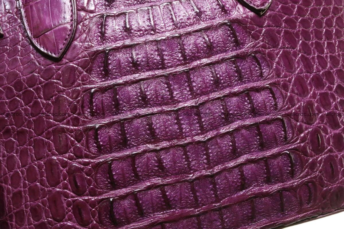 Genuine crocodile handbag for ladies 045 Foto 7