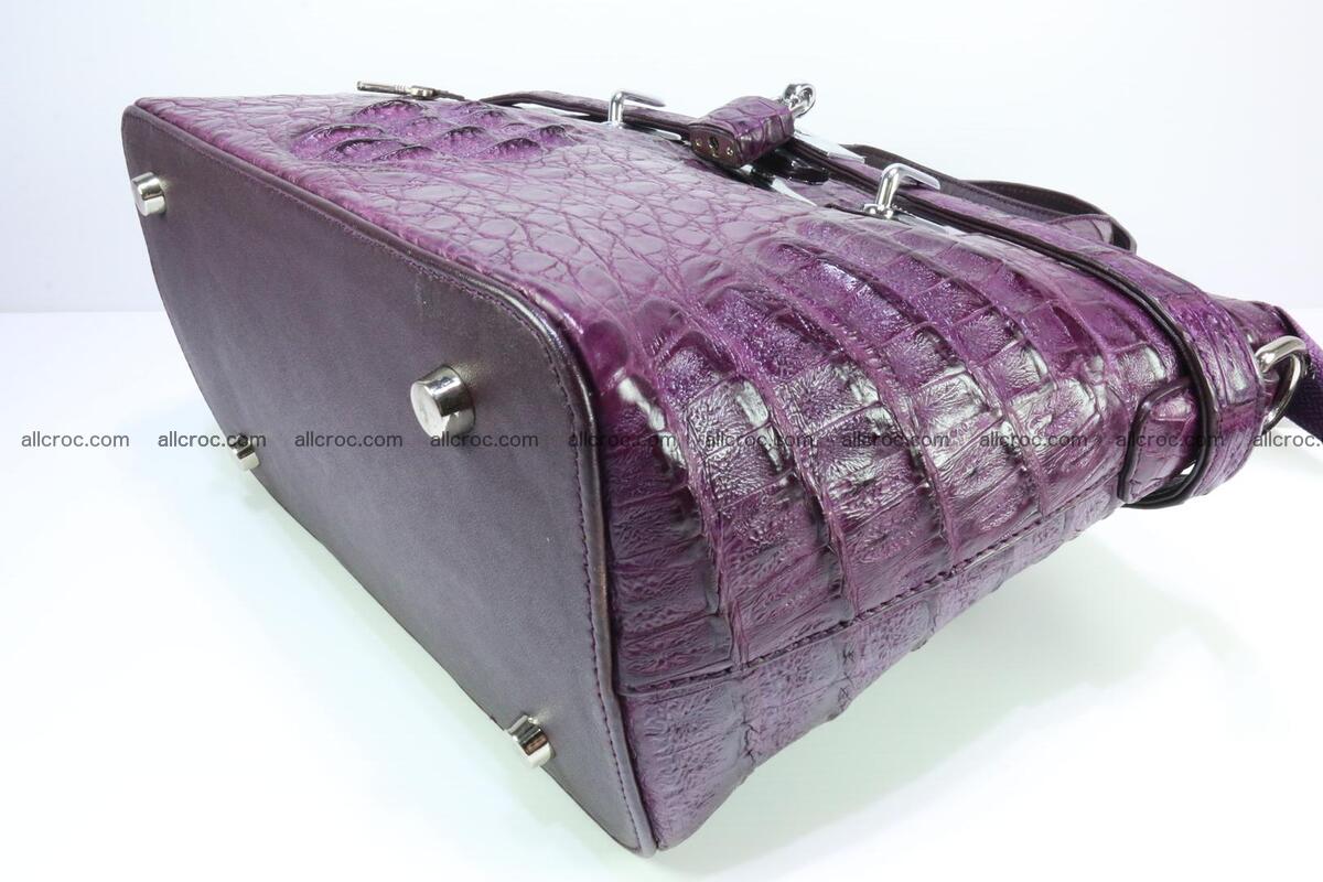 Genuine crocodile handbag for ladies 045 Foto 11