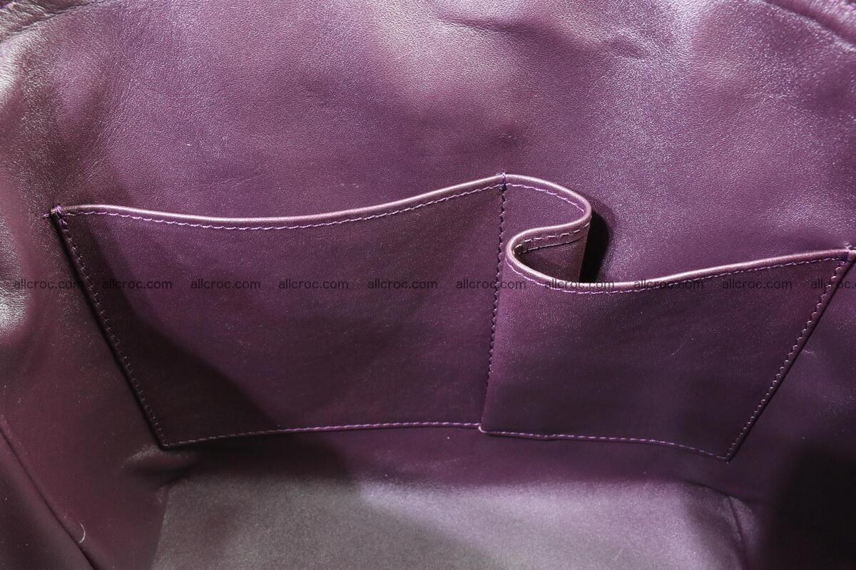 Genuine crocodile handbag for ladies 045 Foto 14