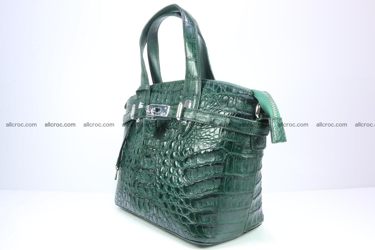 Genuine crocodile handbag for ladies 047 Foto 2