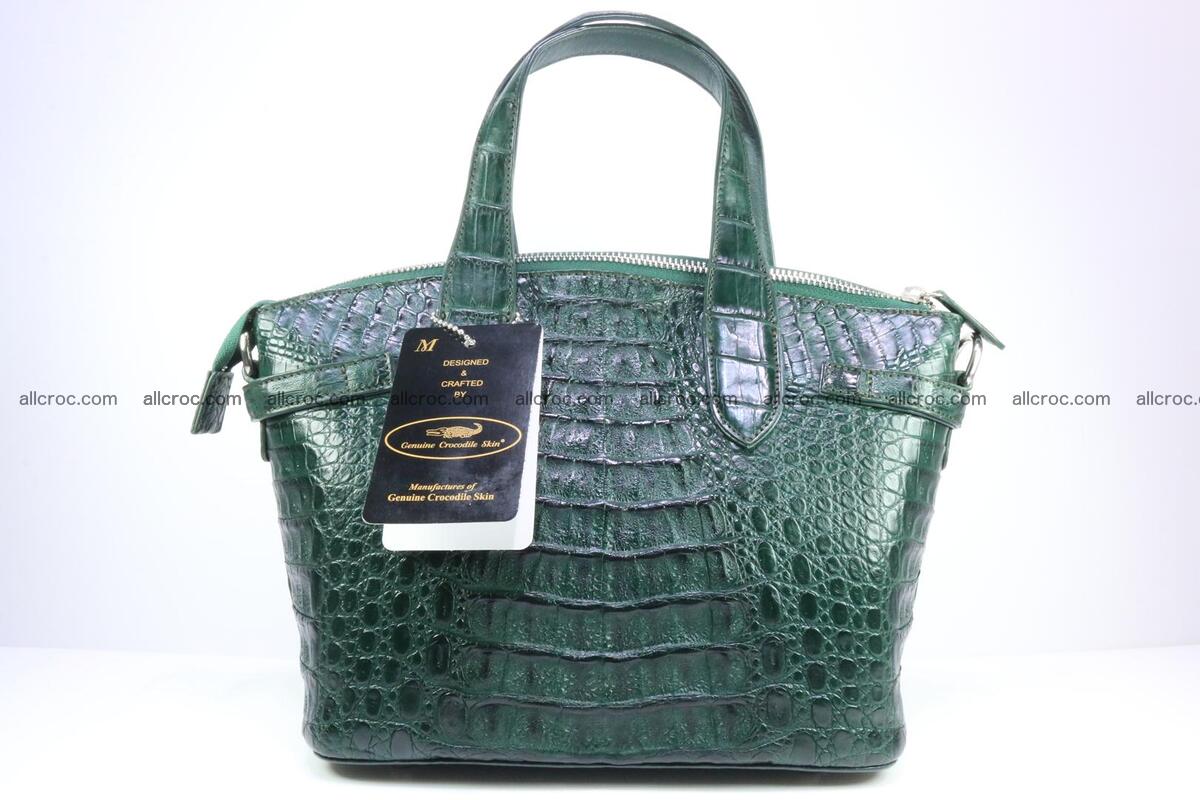 Genuine crocodile handbag for ladies 047 Foto 5
