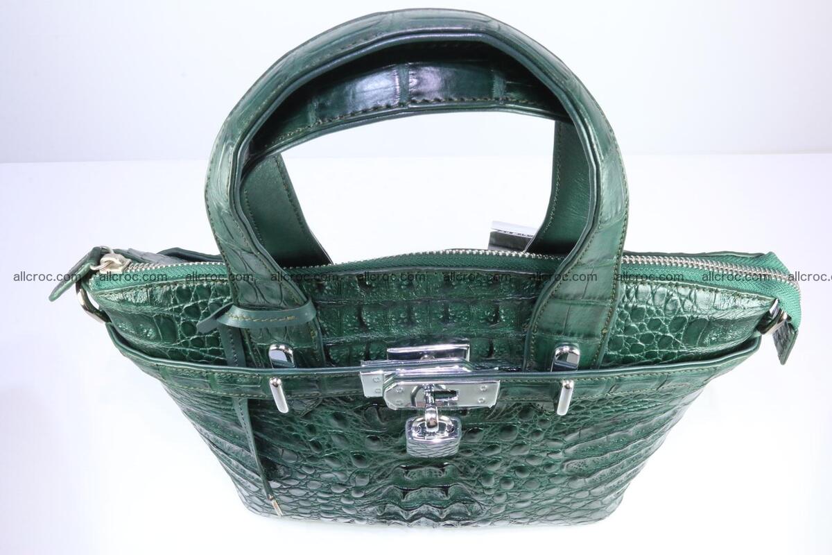 Genuine crocodile handbag for ladies 047 Foto 8