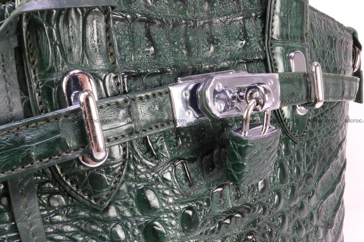 Genuine crocodile handbag for ladies 047 Foto 7