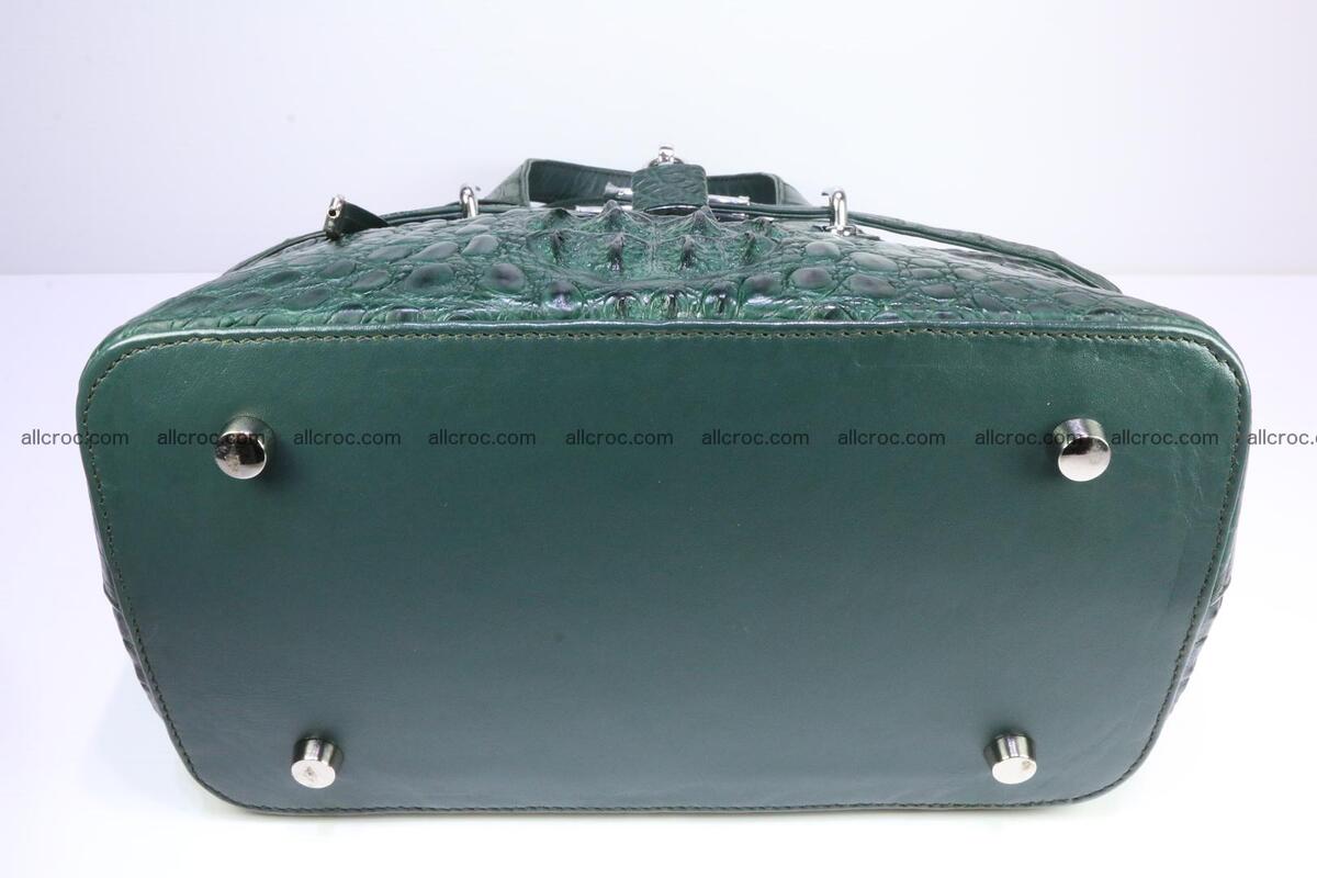 Genuine crocodile handbag for ladies 047 Foto 10