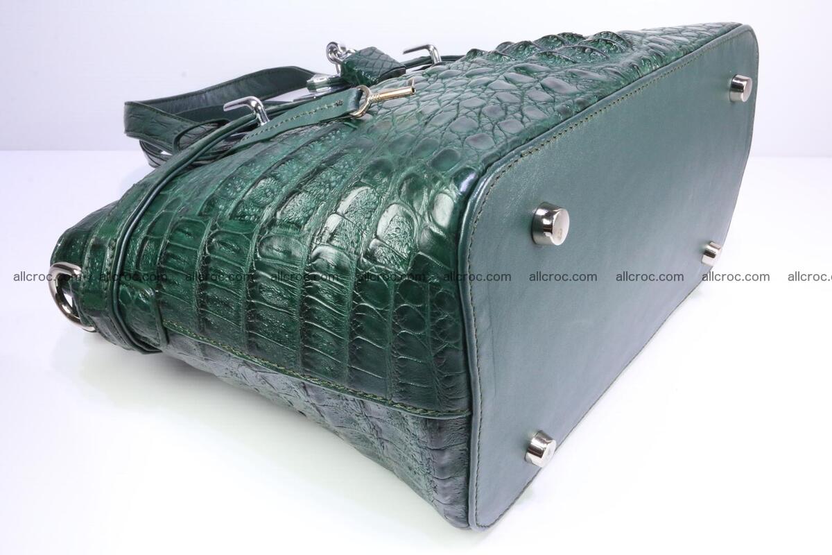 Genuine crocodile handbag for ladies 047 Foto 11