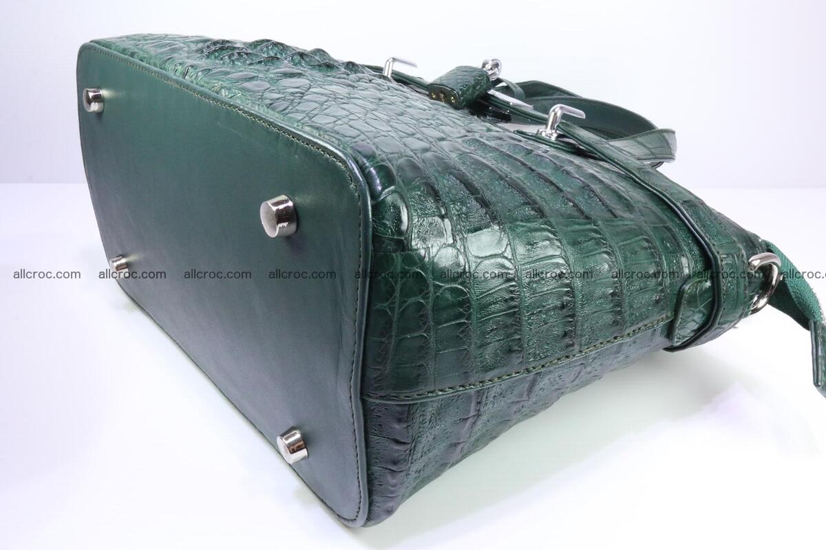 Genuine crocodile handbag for ladies 047 Foto 12