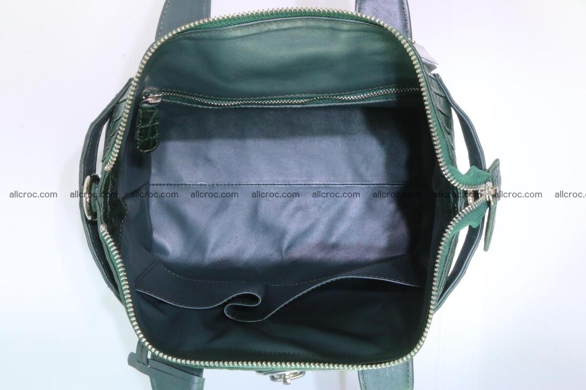 Genuine crocodile handbag for ladies 047 Foto 13