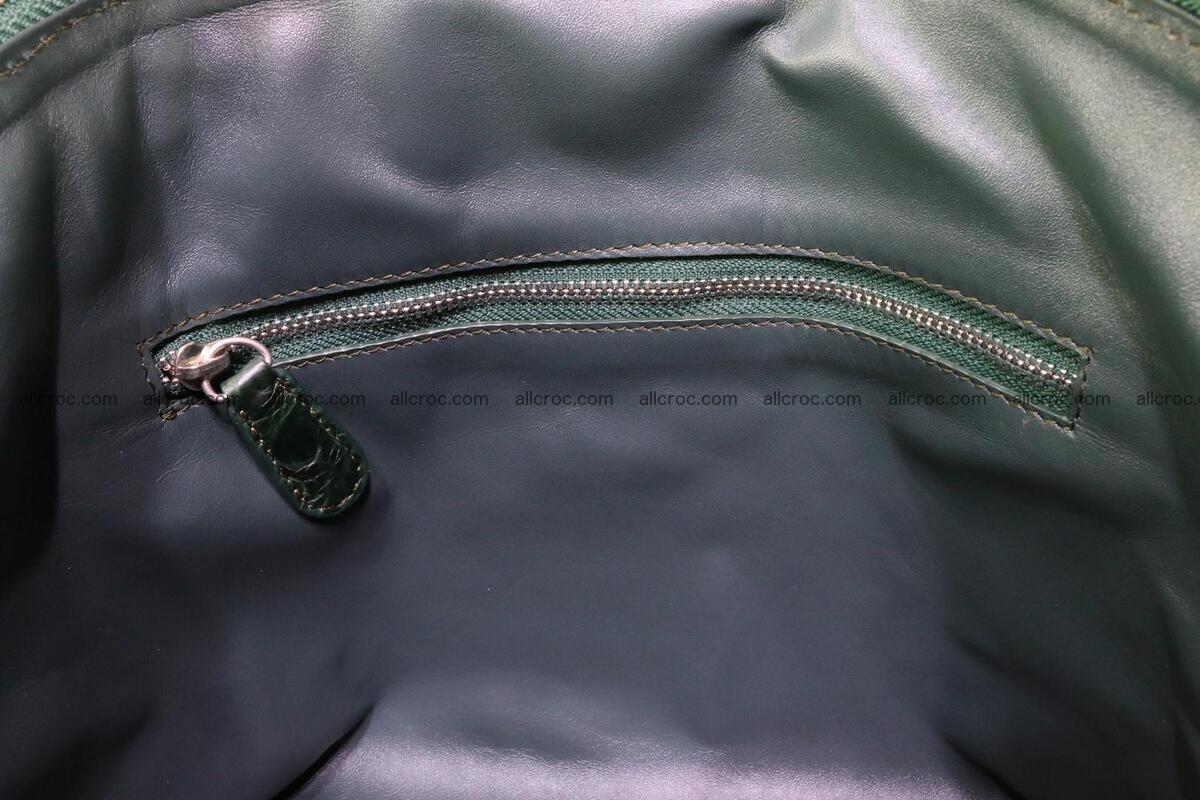 Genuine crocodile handbag for ladies 047 Foto 14