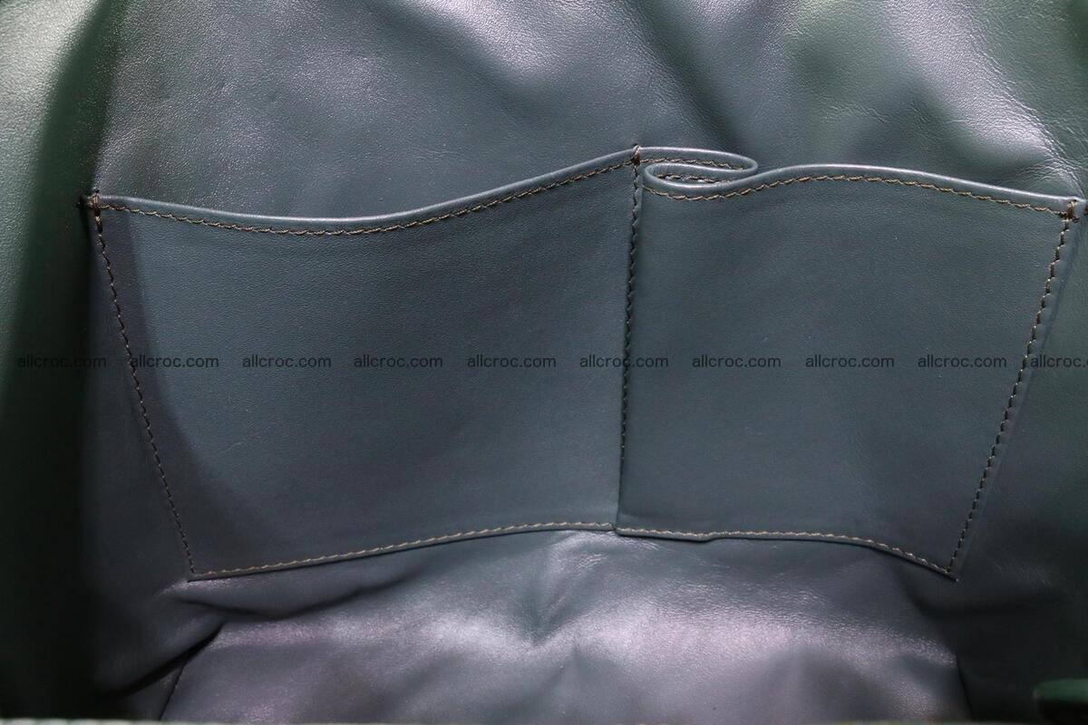 Genuine crocodile handbag for ladies 047 Foto 15