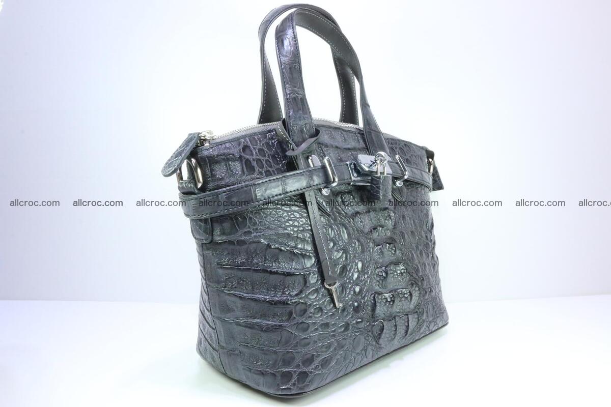 Genuine crocodile handbag for ladies 049 Foto 1