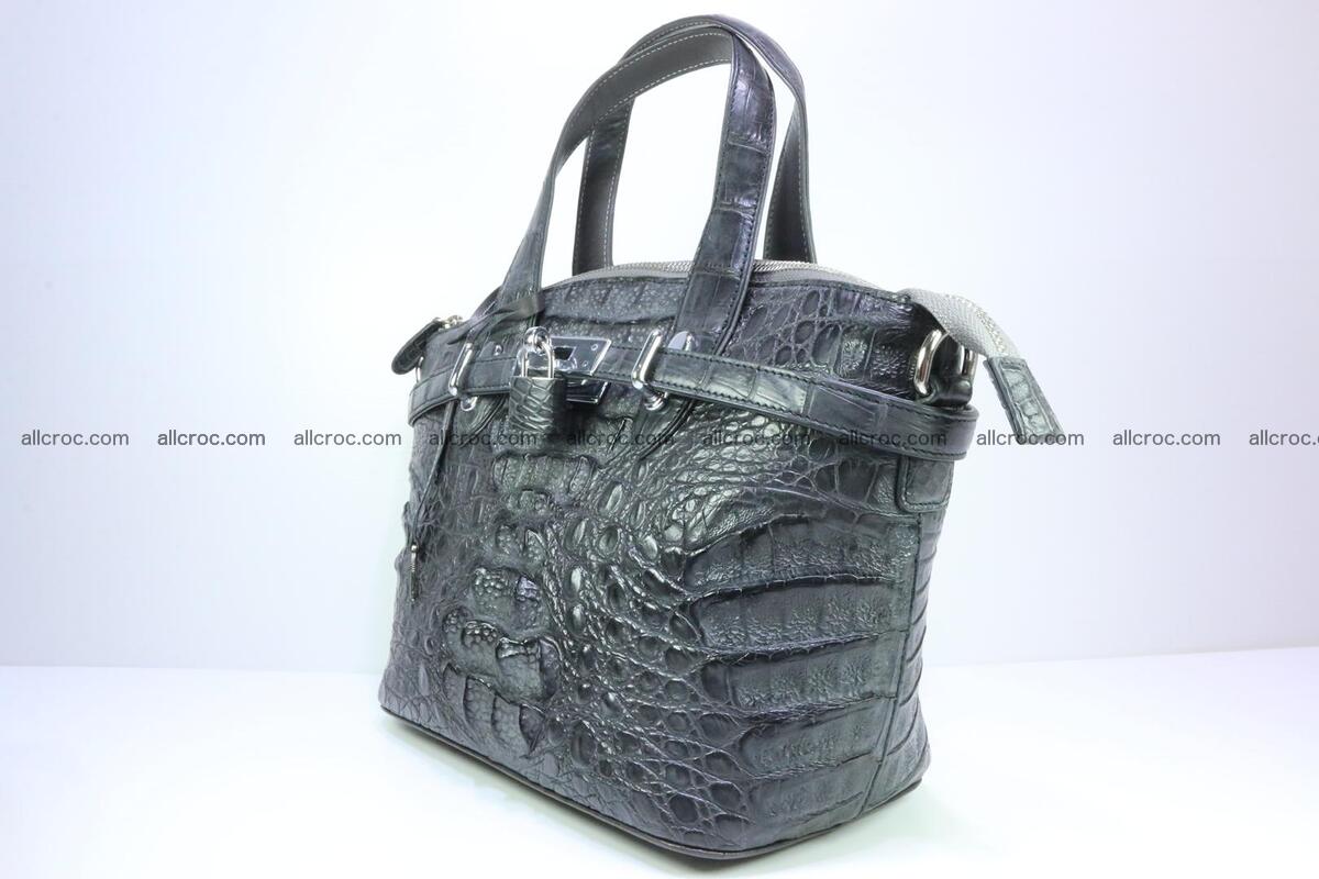 Genuine crocodile handbag for ladies 049 Foto 2