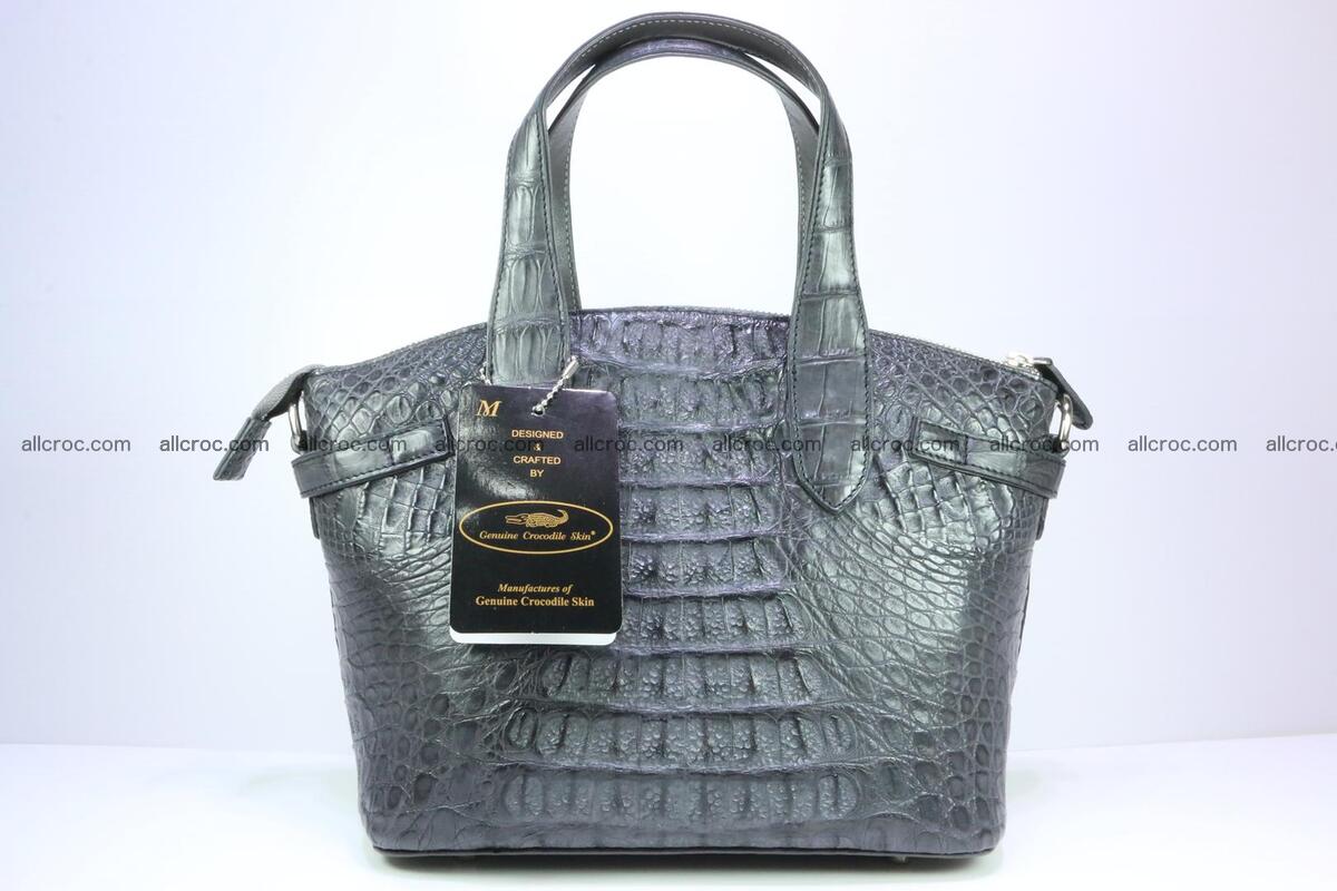 Genuine crocodile handbag for ladies 049 Foto 4