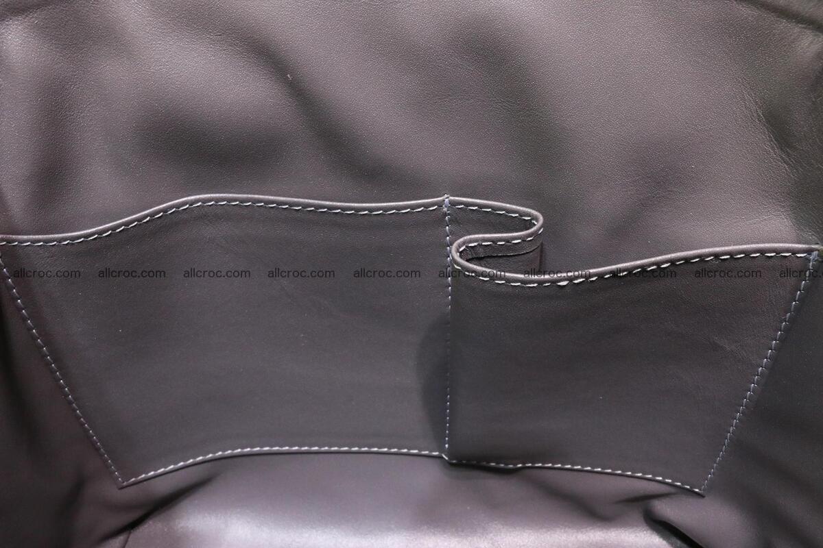 Genuine crocodile handbag for ladies 049 Foto 14