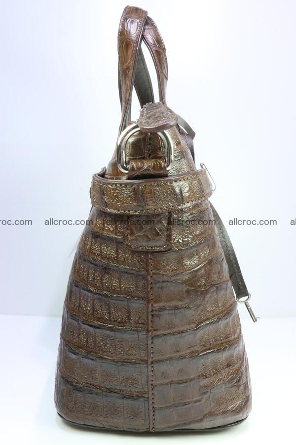 Genuine crocodile handbag for ladies 050 Foto 4