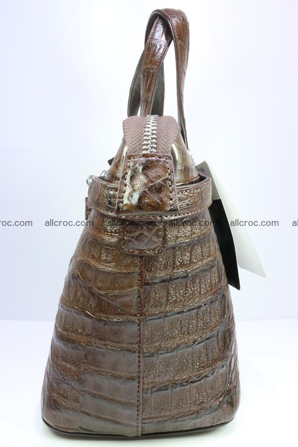 Genuine crocodile handbag for ladies 050 Foto 5