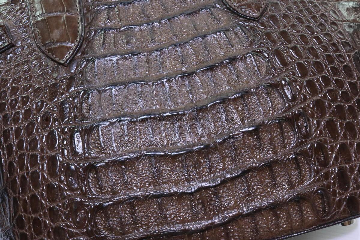 Genuine crocodile handbag for ladies 050 Foto 9