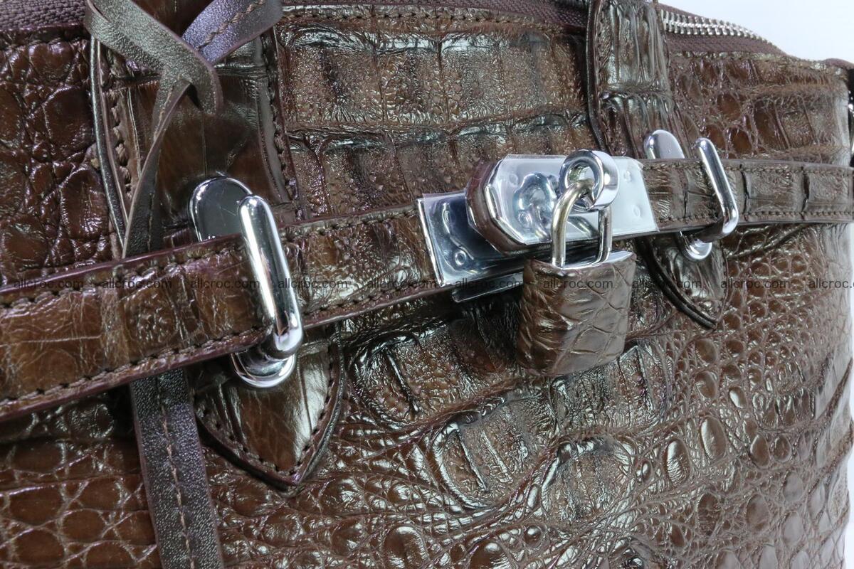 Genuine crocodile handbag for ladies 050 Foto 8