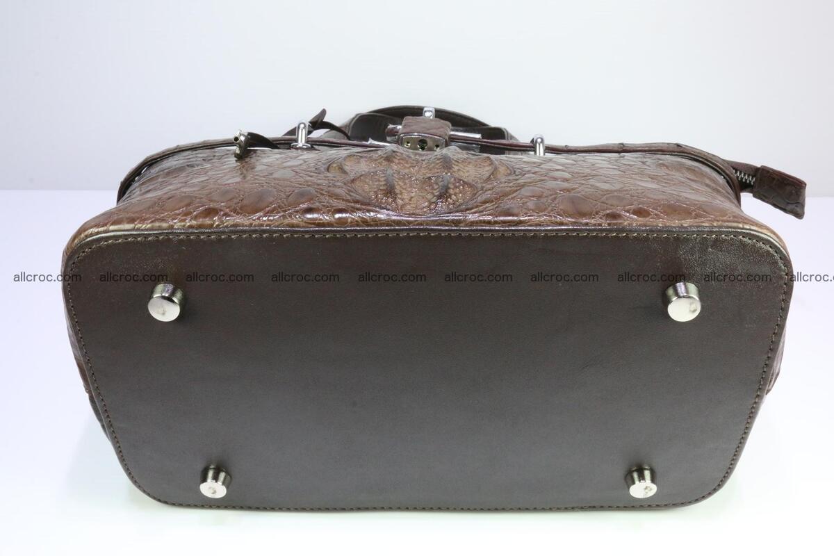Genuine crocodile handbag for ladies 050 Foto 10