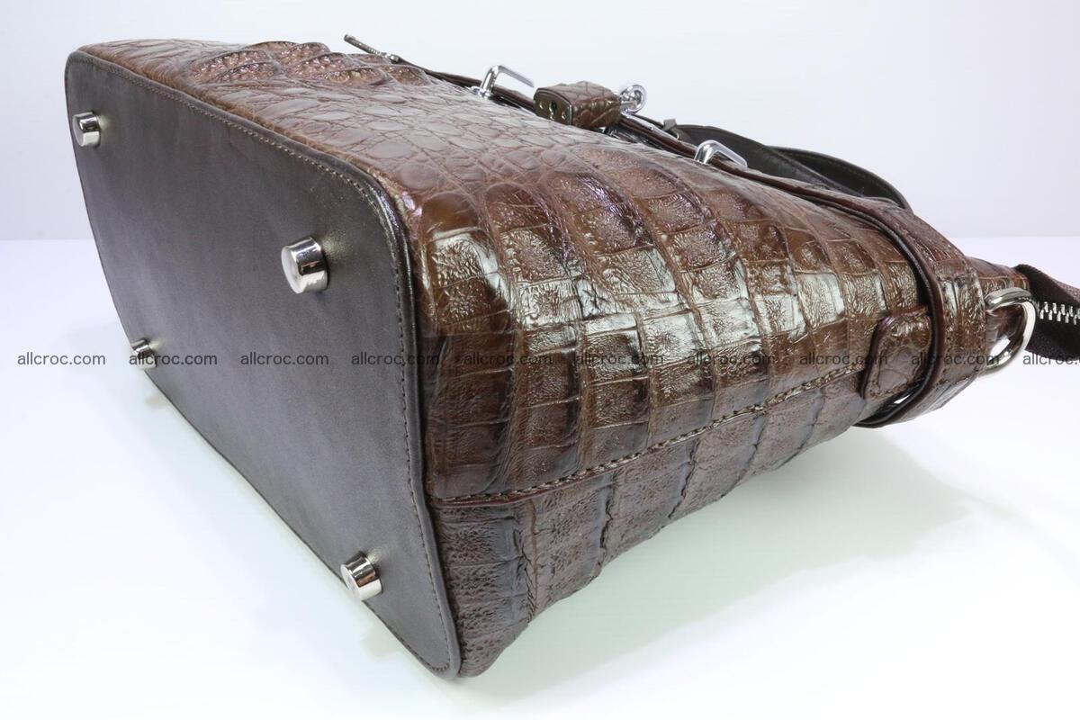 Genuine crocodile handbag for ladies 050 Foto 12
