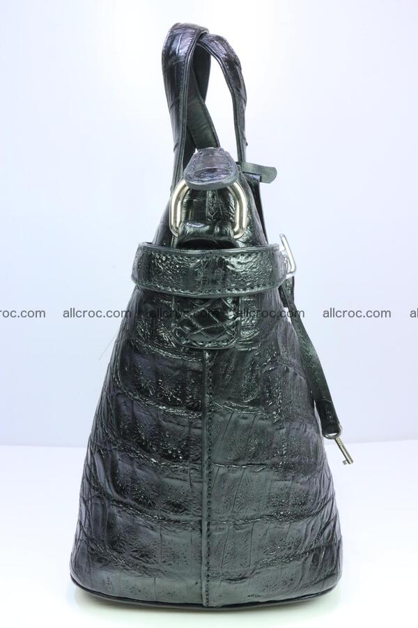 Genuine crocodile handbag for ladies 051 Foto 4