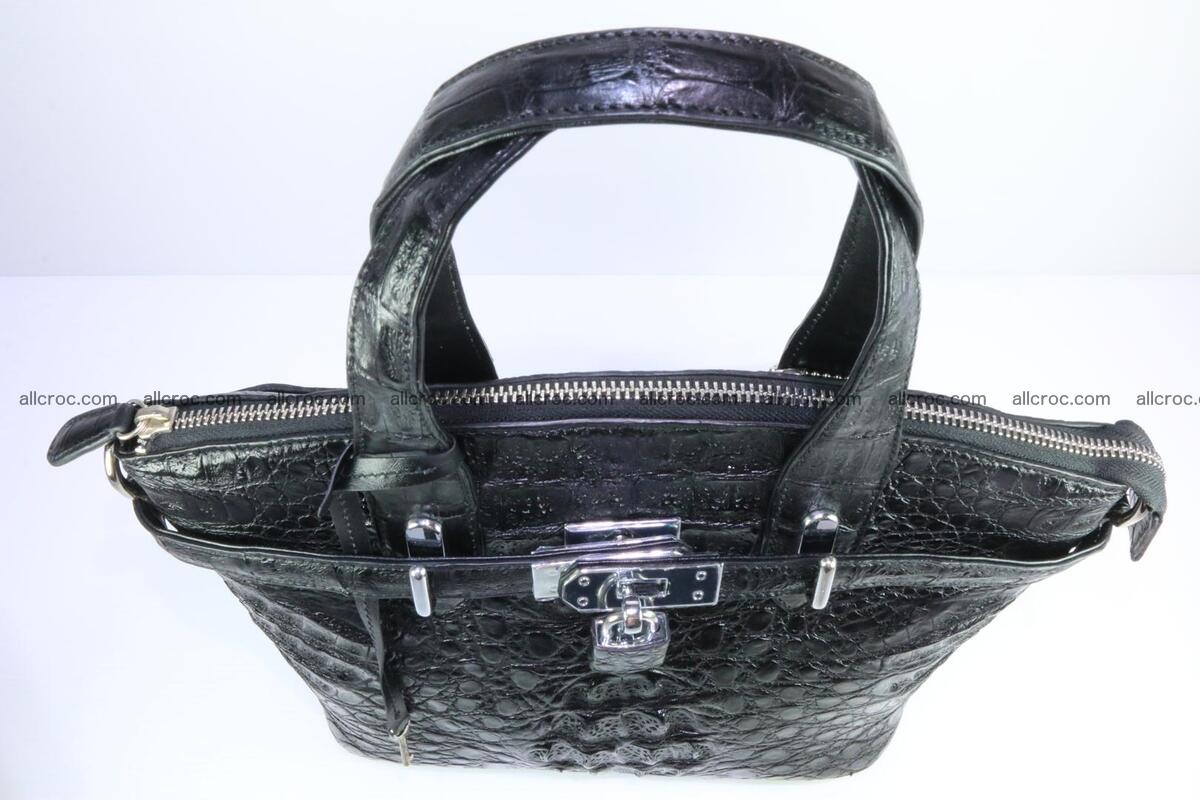 Genuine crocodile handbag for ladies 051 Foto 6