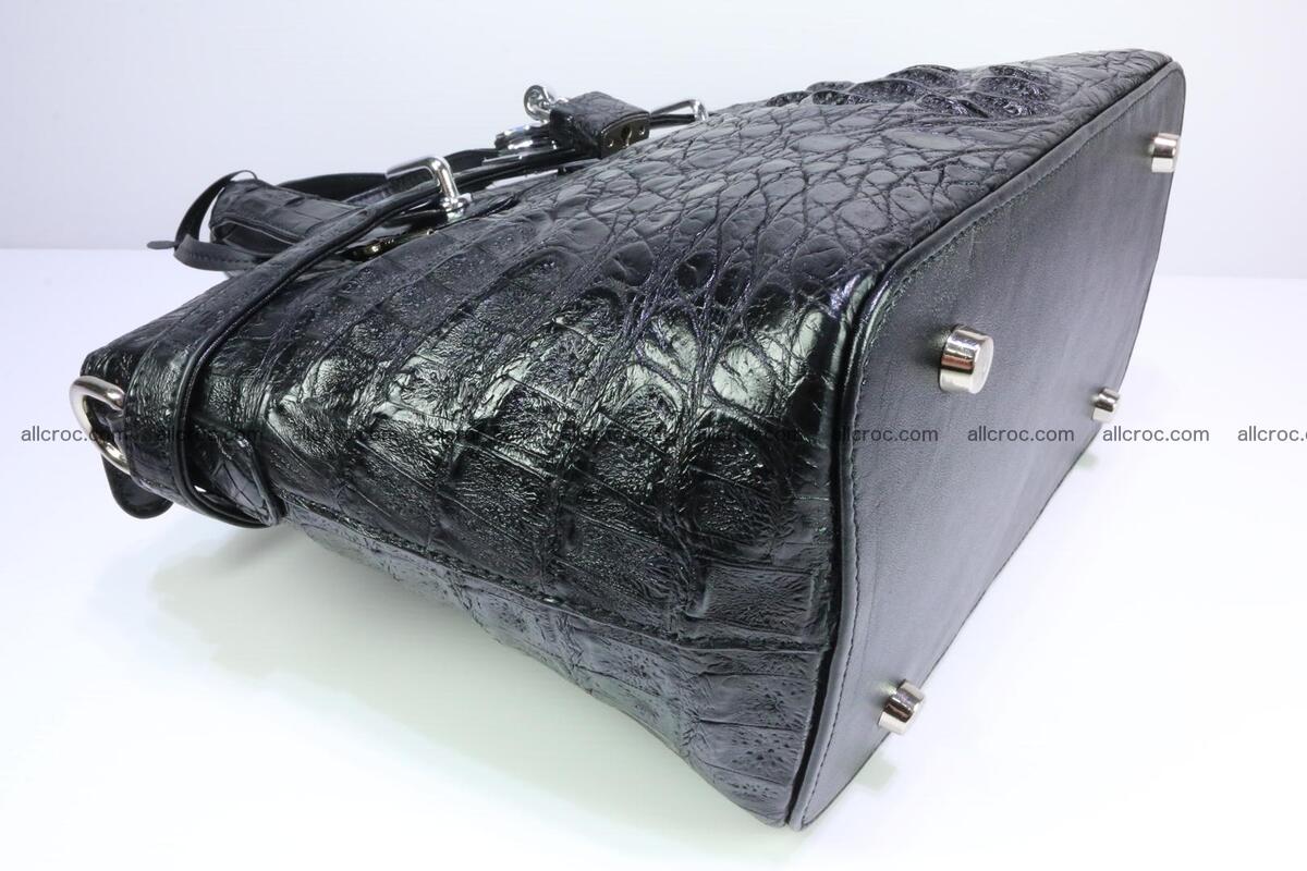 Genuine crocodile handbag for ladies 051 Foto 10