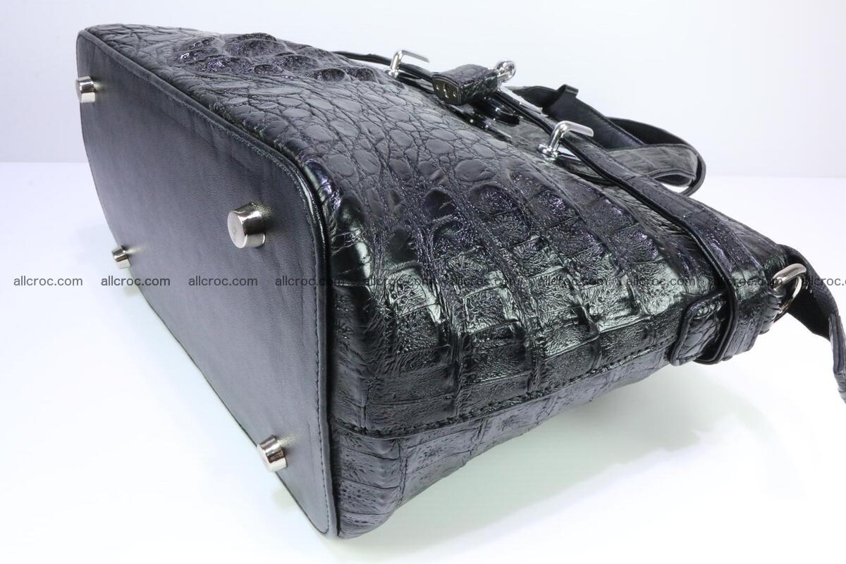 Genuine crocodile handbag for ladies 051 Foto 11