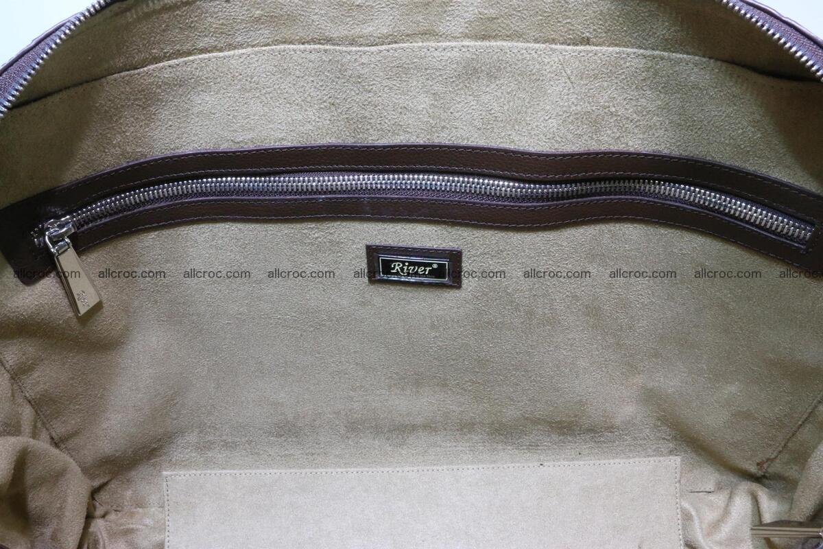 Crocodile skin handbag 126 Foto 13