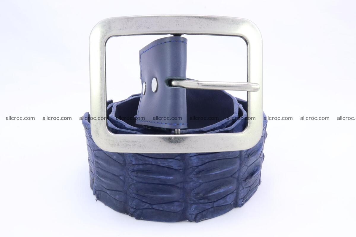 Genuine crocodile hornback belt for jeans width 50mm 151 Foto 1