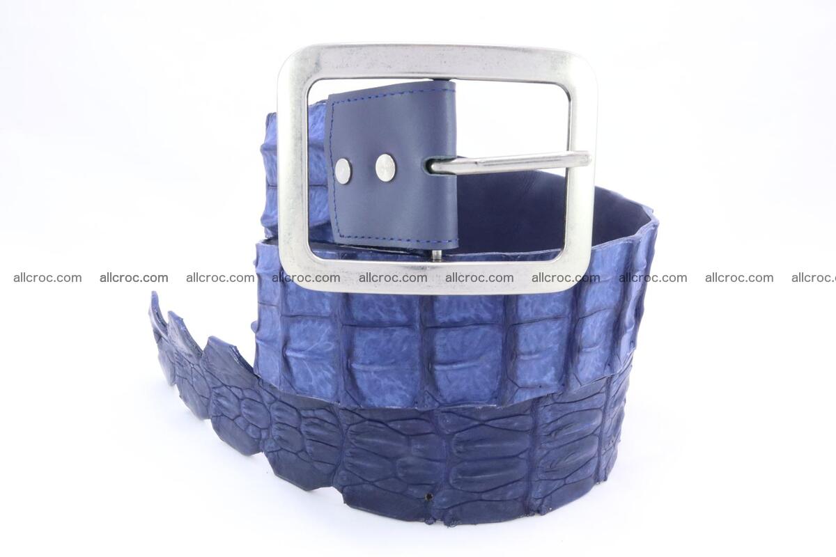 Genuine crocodile hornback belt for jeans width 50mm 151 Foto 2